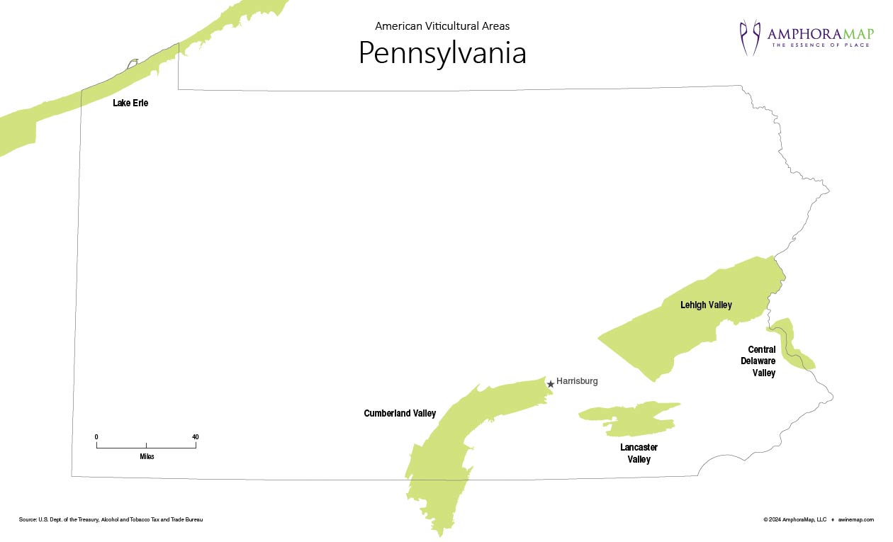Pennsylvania AVAs