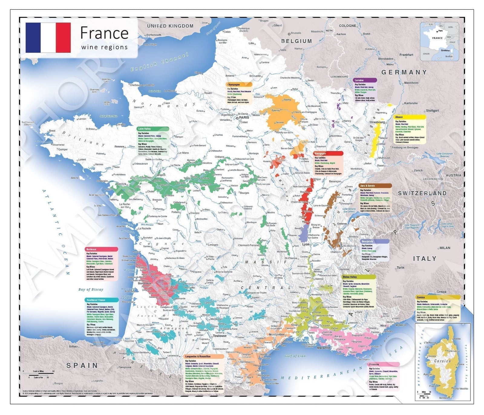 Wine Regions of France
