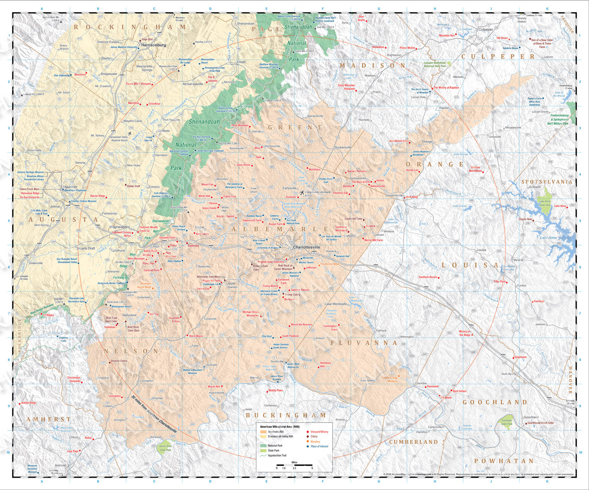 Virginia Winery Maps