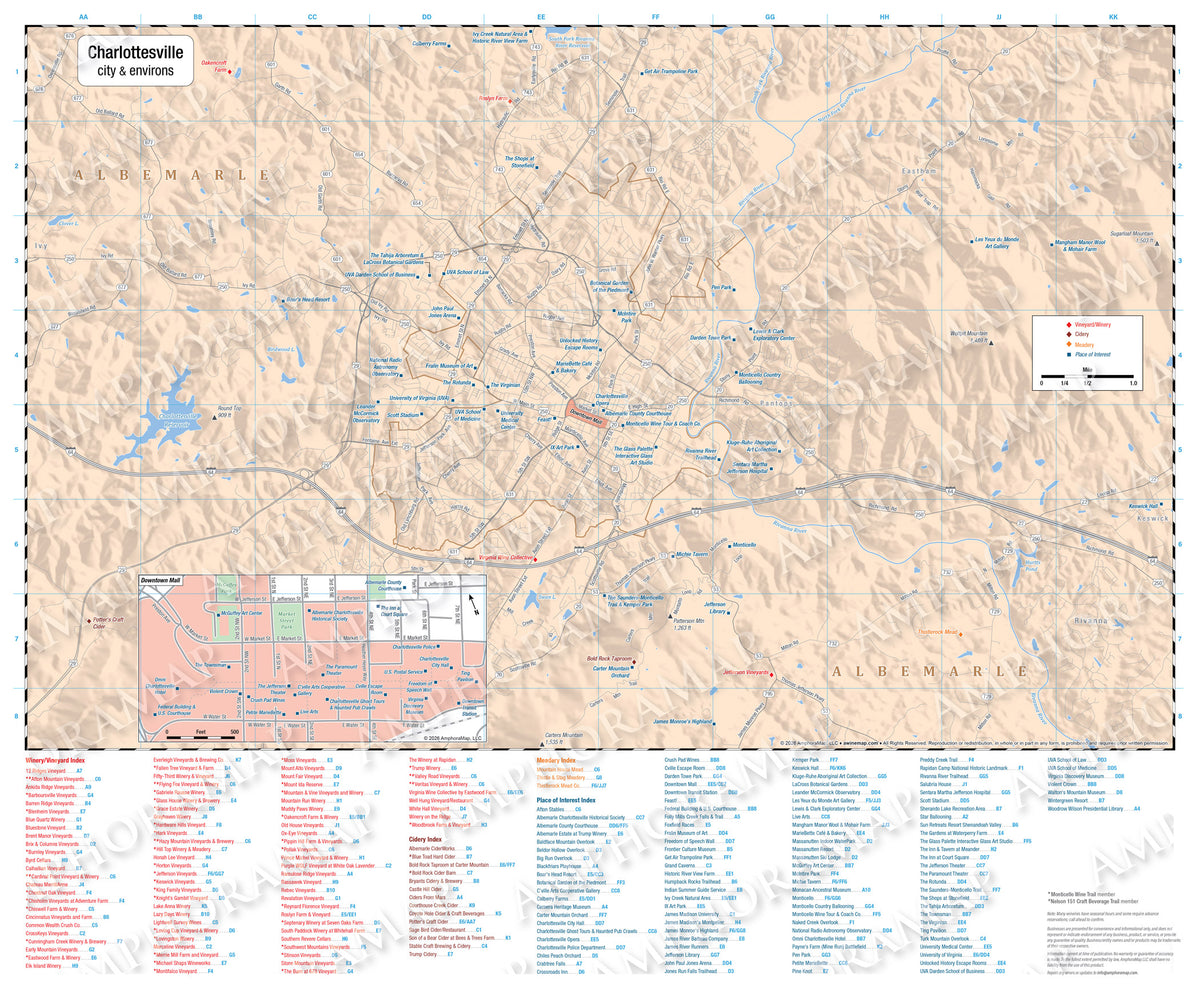 Virginia Winery Maps