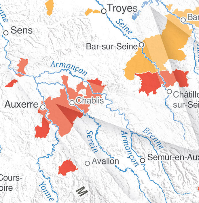 France Wine Map