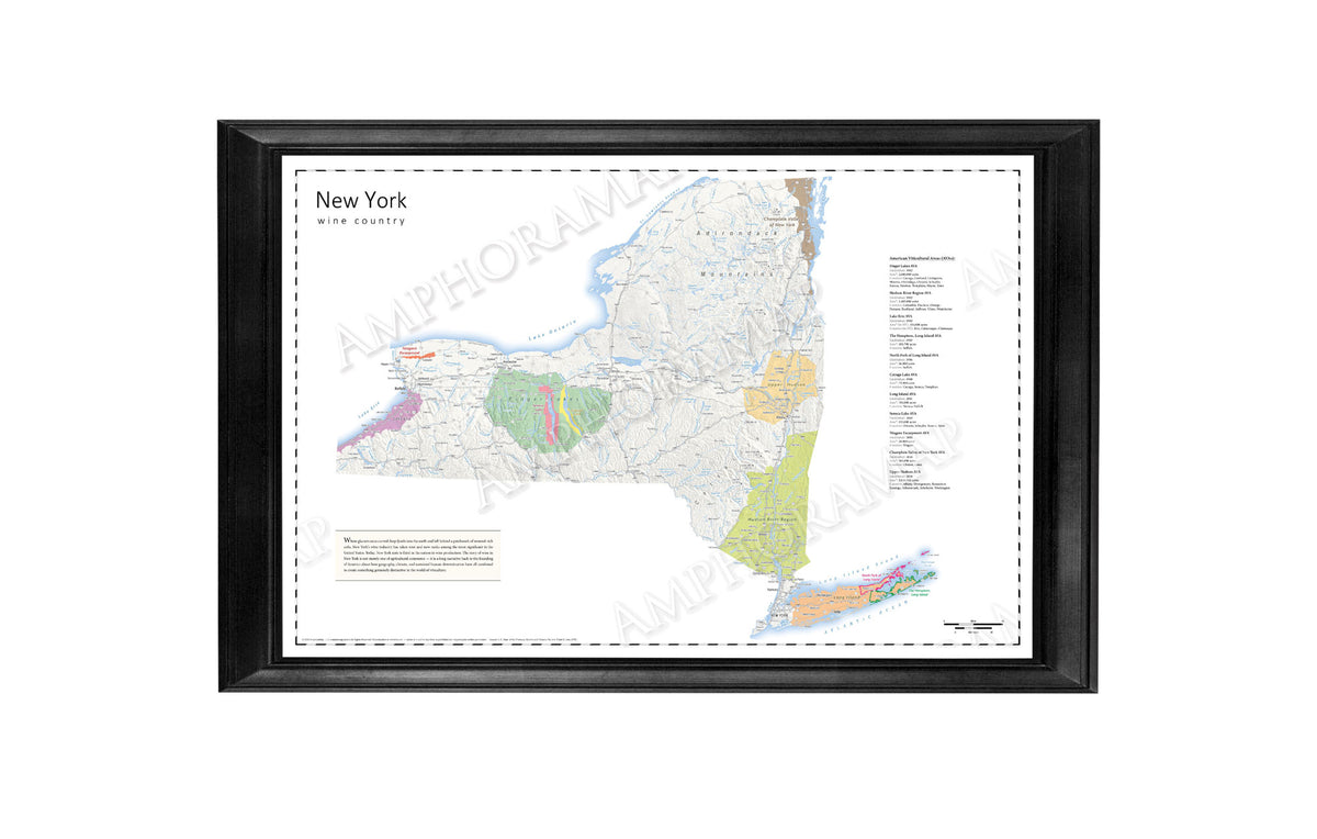 New York Wine Map