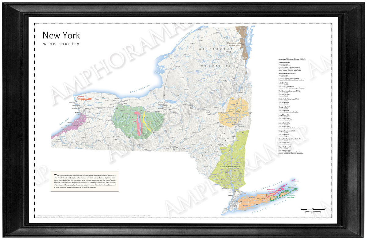 New York Wine Map