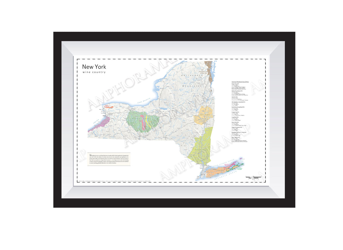 New York Wine Map