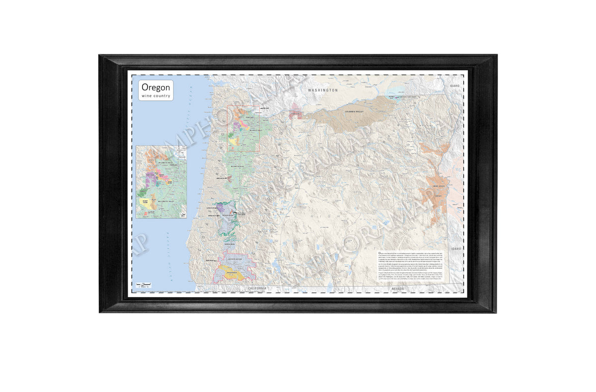 Oregon Wine Map
