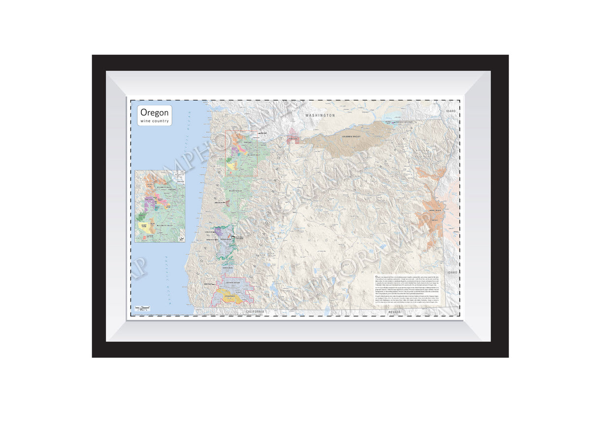 Oregon Wine Map