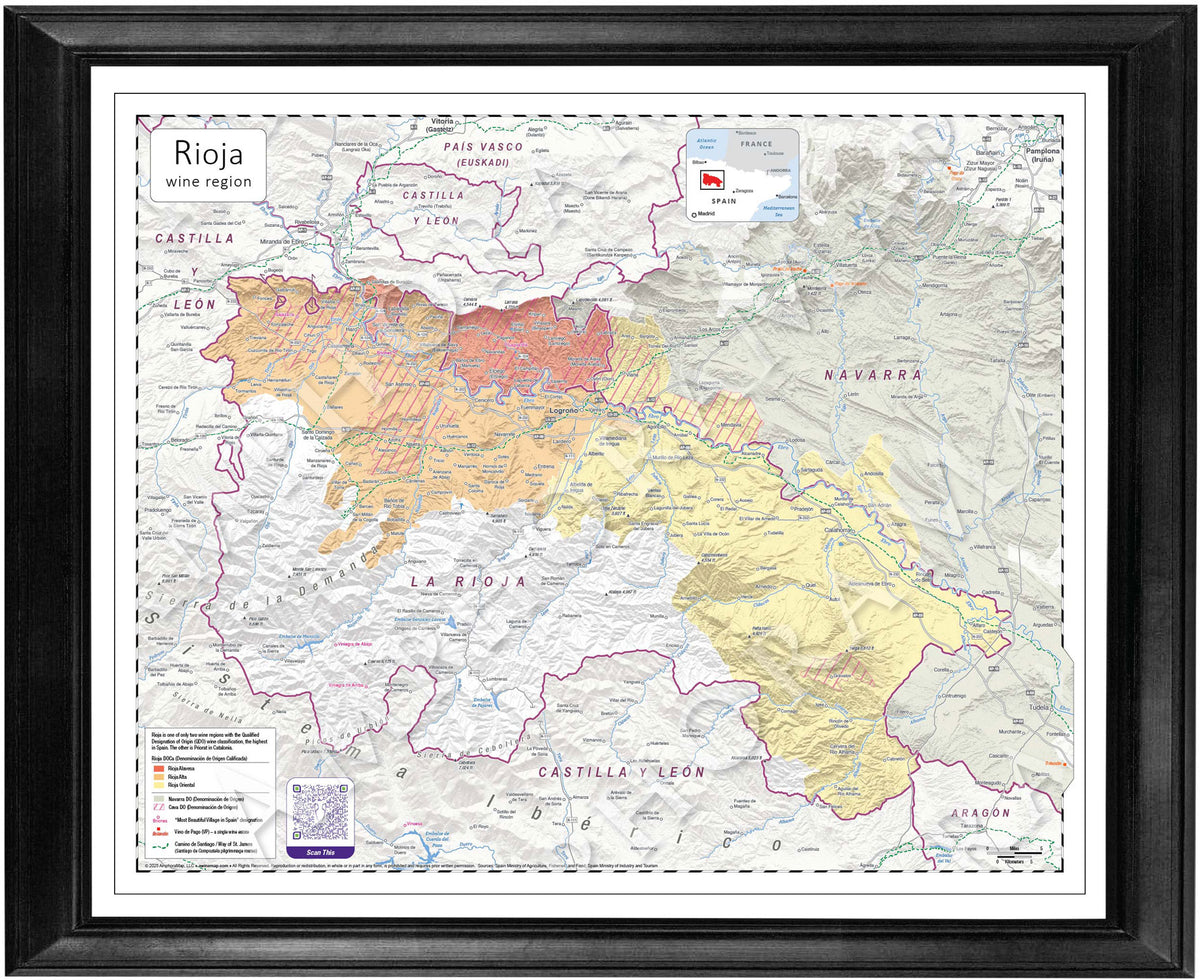 Rioja Wine Map