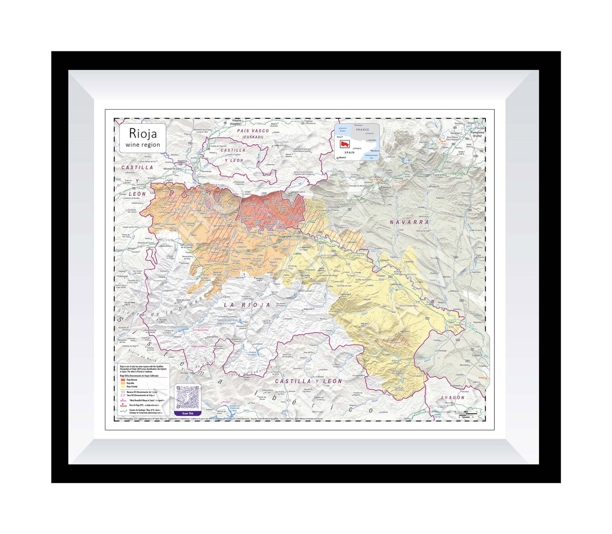Rioja Wine Map
