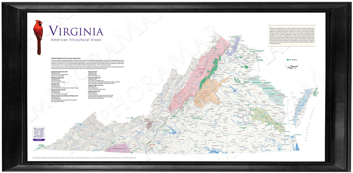 Virginia Wine Map