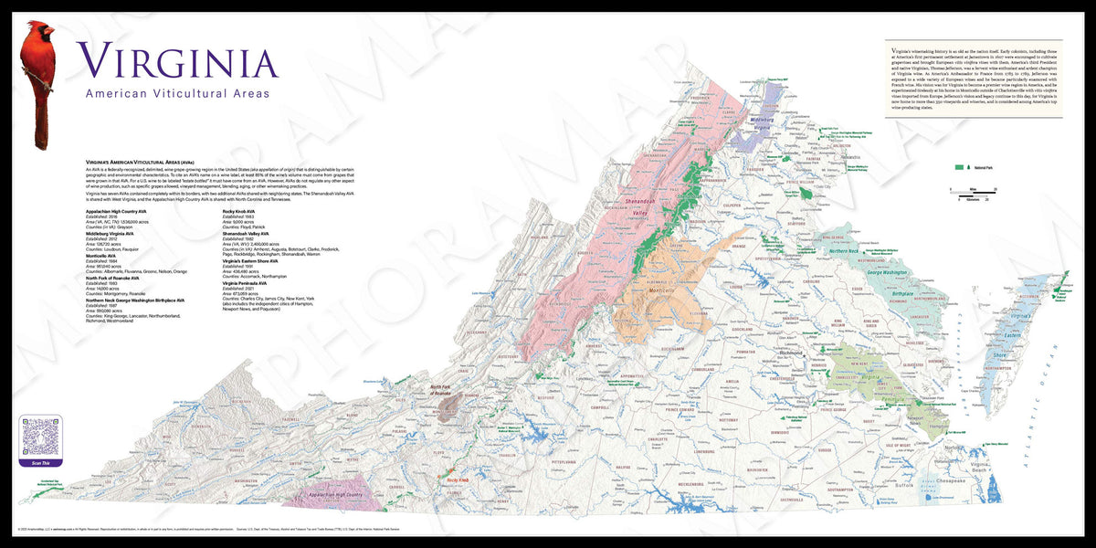 Virginia Wine Map