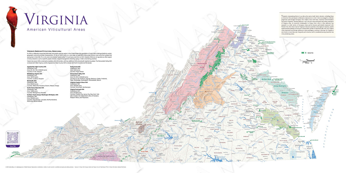 Virginia Wine Map