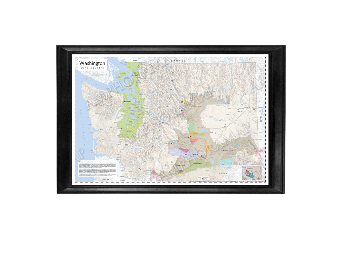 Washington Wine Map