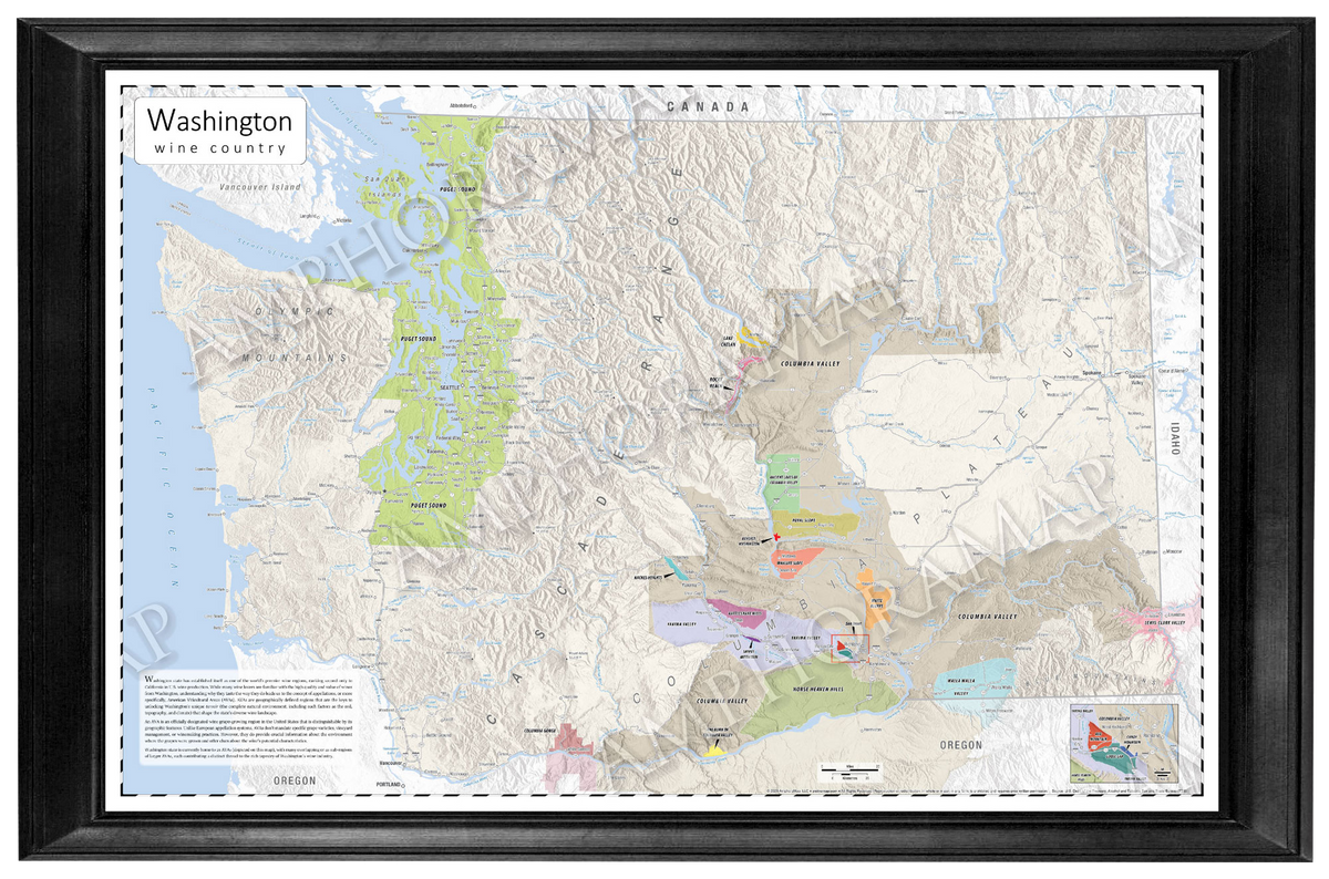Washington Wine Map
