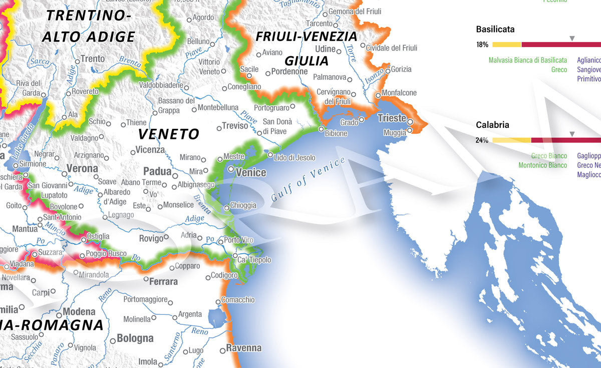 Italy Wine Regions Map