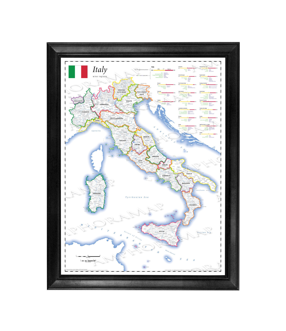 Italy Wine Regions Map