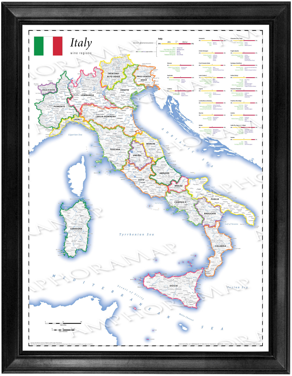 Italy Wine Regions Map