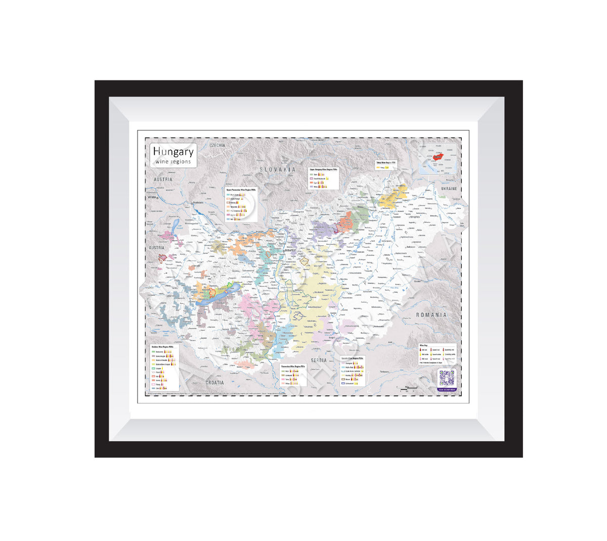 Hungary Wine Map
